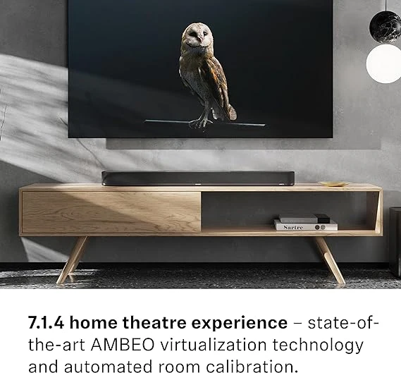 Sennheiser AMBEO Soundbar Plus for TV and Music with Immersive 3D Surround Sound 家庭劇院