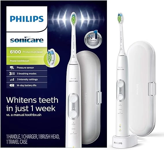 Philips Sonicare ProtectiveClean 6100 Rechargeable Electric Power Toothbrush