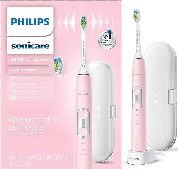 Philips Sonicare ProtectiveClean 6100 Rechargeable Electric Power Toothbrush
