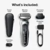 Braun Electric Razo Series 7 360 Flex Head Foil Shaver with Precision Beard Trimmer