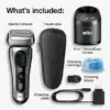 Braun Electric Razo Series 8 8457cc Electric Foil Shaver with Precision Beard Trimmer