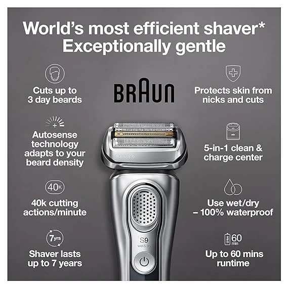 Braun Electric Razor Series 9 9390cc