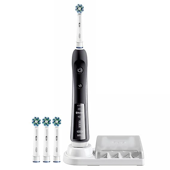 Oral-B 7000 Electric Toothbrush Bundle with 3 Count Cross Action Replacement Brush Head