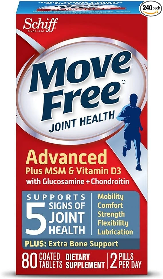 Move Free Advanced Plus MSM and Vitamin D3 關節保健食品