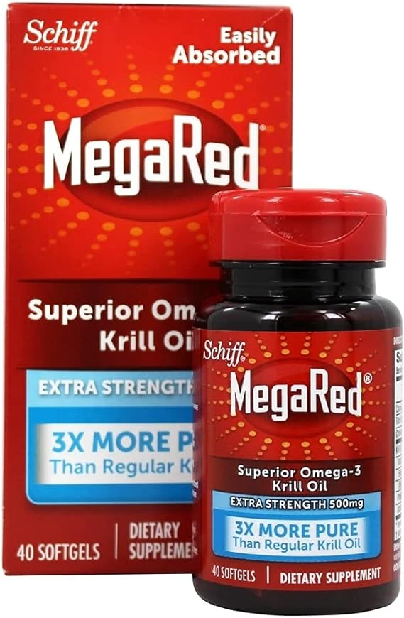 Schiff Vitamins Mega Red Extra Strength 45 Sgel 磷蝦油保健食品