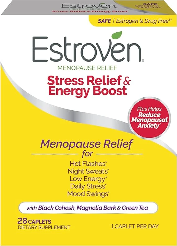 Estroven Stress Relief & Energy Boost for Menopause Relief 更年期保健食品