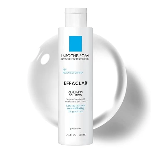La Roche-Posay Effaclar Clarifying Solution Acne Toner with Salicylic Acid and Glycolic Acid 理膚寶水 化妝水