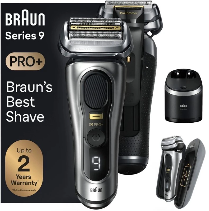 Braun Series 9 PRO+ Electric Shaver with 6 in 1 SmartCare Center Silver 電動刮鬍刀