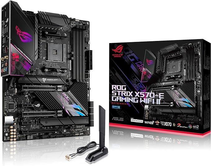 ASUS ROG Strix X570-E Gaming WiFi II AMD AM4 X570S ATX Gaming Motherboard 主機板