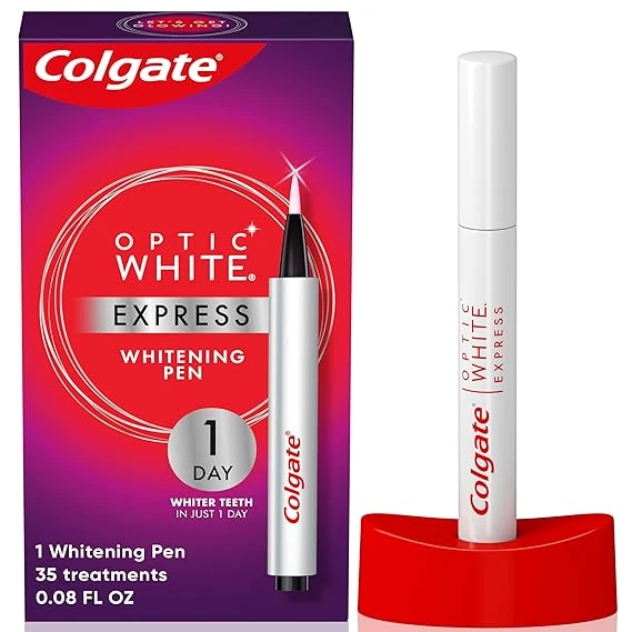 Colgate Optic White Express Teeth Whitening Pen with 35 Treatments
