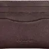 Coach Flat Card Case in Sport Calf