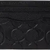 Coach Flat Card Case in Signature Leather