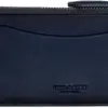 Coach Mens Zip Card Case in Burnished Leather