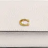 Coach Polished Pebble Leather Essential Mini Trifold Wallet