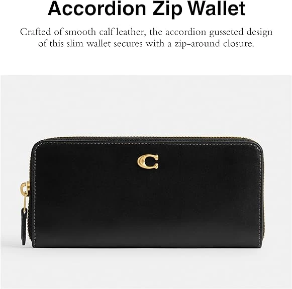 Coach Slim Accordion Zip
