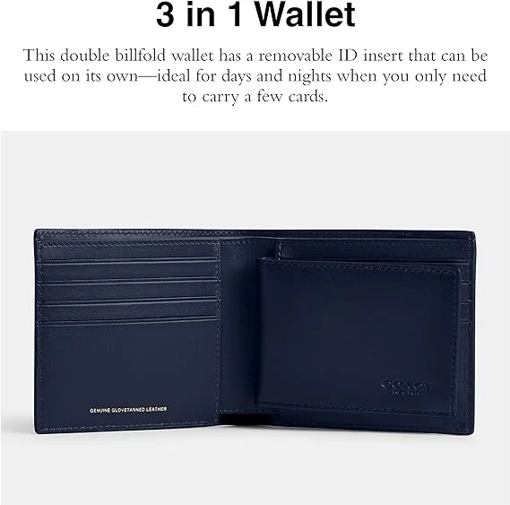 Coach 3 in 1 Wallet in Burnished Leather