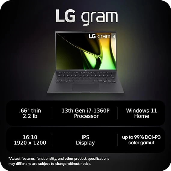 LG gram 14-inch Lightweight Laptop