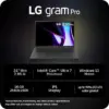 LG gram Pro 17-inch Thin and Lightweight Laptop