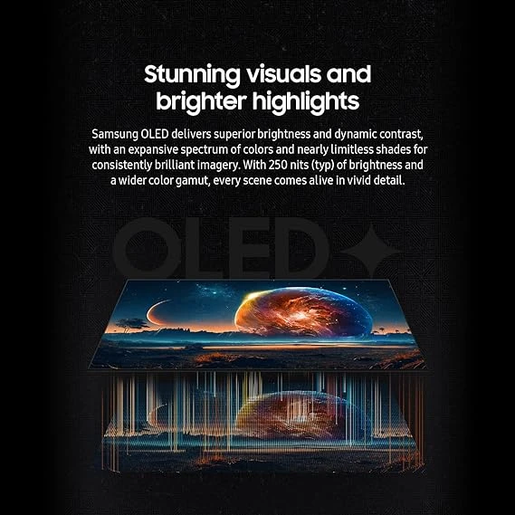 SAMSUNG 27-Inch Odyssey G6 (G60SD) Series OLED Gaming Monitor with QHD 360Hz 0.03ms 三星 27吋電競螢幕