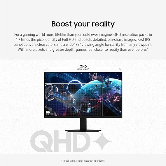 SAMSUNG 32-Inch Odyssey G50D Series QHD Fast IPS Gaming Monitor 三星 32吋電競螢幕