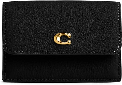 Coach Women’s Essential Polished Pebble Mini Trifold Wallet