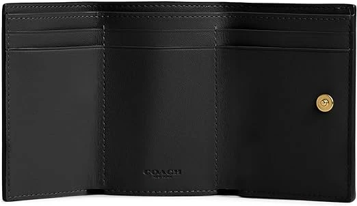 Coach Women's Essential Polished Pebble Mini Trifold Wallet