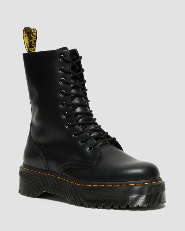 Dr. Martens JADON HI BOOT SMOOTH LEATHER PLATFORMS 馬汀鞋