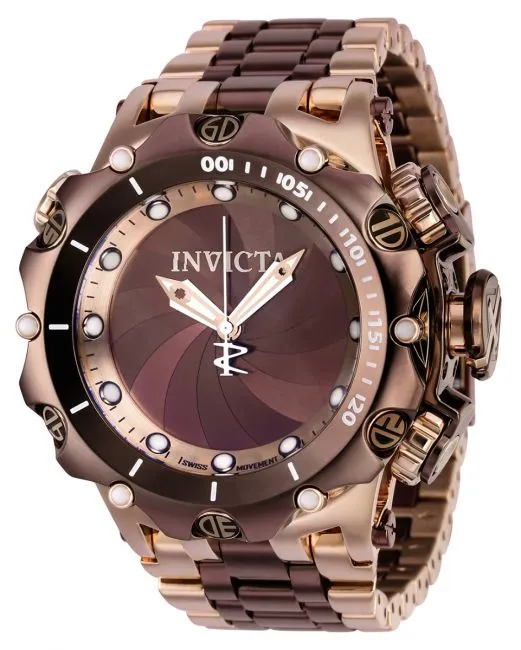 Invicta Reserve Venom Shutter Men's Watch w/Mother of Pearl, Oyster Dial 英威塔 手錶