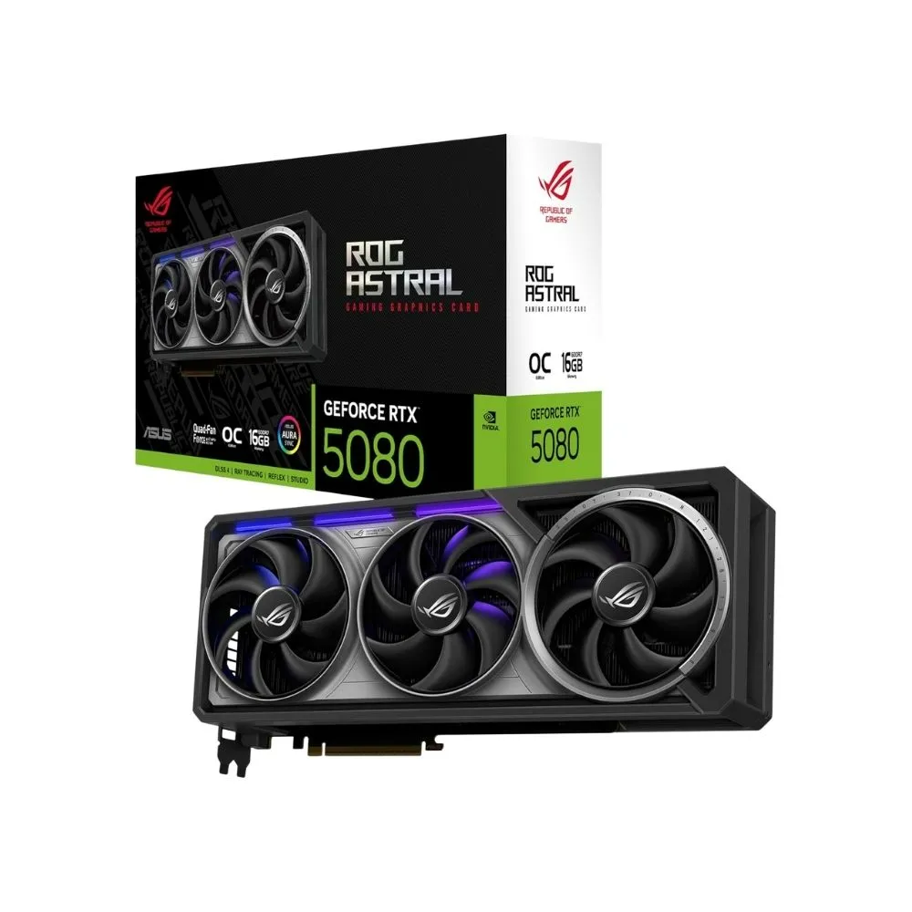 ASUS ROG Astral GeForce RTX 5080 OC Edition Gaming Graphics Card
