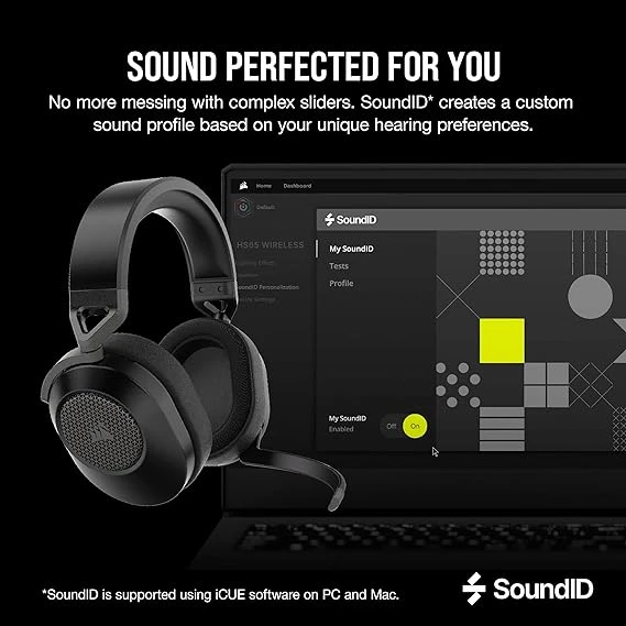 Corsair HS65 WIRELESS Multiplatform Gaming Headset with Bluetooth 海盜船 電競耳機麥克風