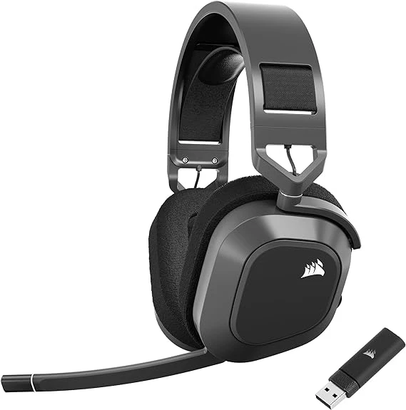 Corsair HS80 MAX Wireless Multiplatform Gaming Headset with Bluetooth 海盜船 電競耳機麥克風