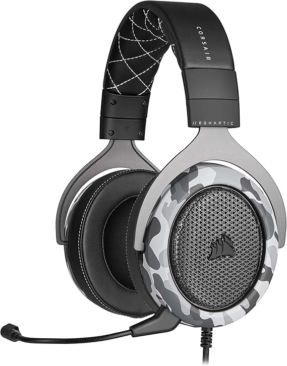 Corsair HS60 Haptic Stereo Gaming Headset with Haptic Bass 海盜船 電競耳機麥克風 迷彩