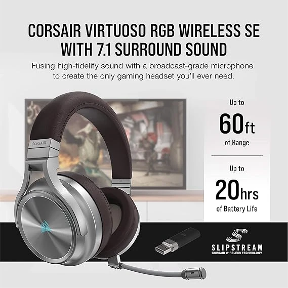 Corsair Virtuoso RGB Wireless SE Gaming Headset