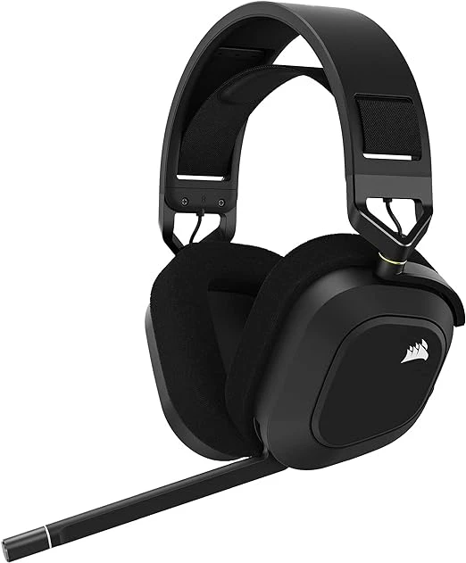 CORSAIR HS80 RGB WIRELESS Multiplatform Gaming Headset 海盜船 電競耳機麥克風