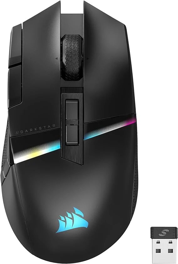 Corsair DARKSTAR RGB Wireless Gaming Mouse for MMO, MOBA 海盜船 無線電競滑鼠