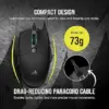Corsair Katar Pro XT Ultra-Light Gaming Mouse- 18k DPI PixArt Optical Sensor- RGB Scroll Wheel Lighting- 6 Programmable Buttons- Lightweight Paracord Cable