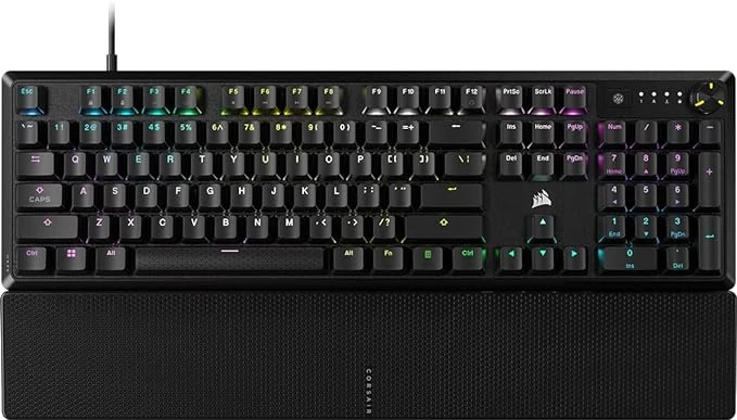 CORSAIR K70 CORE RGB Mechanical Gaming Keyboard with Palmrest