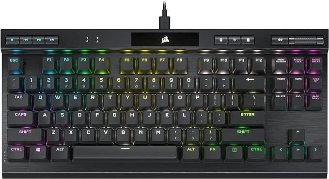 Corsair K70 RGB TKL CHAMPION SERIES Tenkeyless Optical-Mechanical Gaming Keyboard