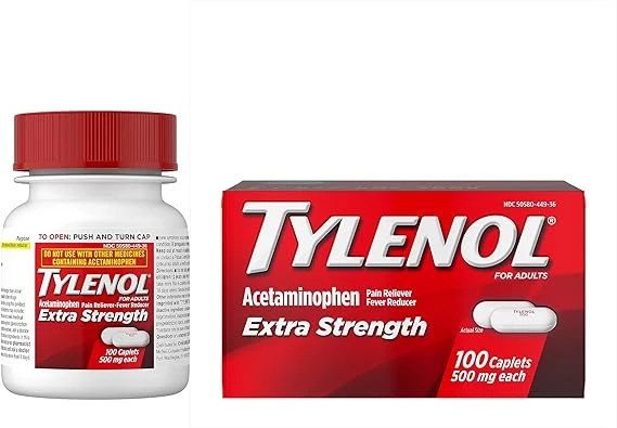 Tylenol Extra Strength Caplets with 500 mg Acetaminophen