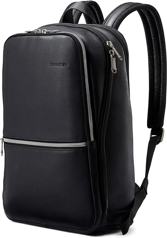 Samsonite Classic Leather Slim Backpack 背包