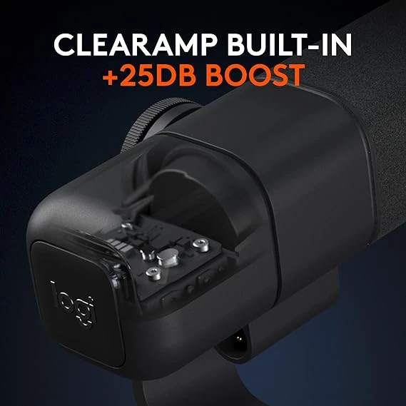 Logitech for Creators Blue Sona Active Dynamic XLR Broadcast Microphone for Streaming and Content Creation 麥克風