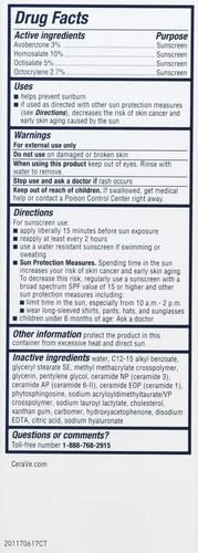 CeraVe Moisturizing Lotion SPF 30 適樂膚 防曬乳