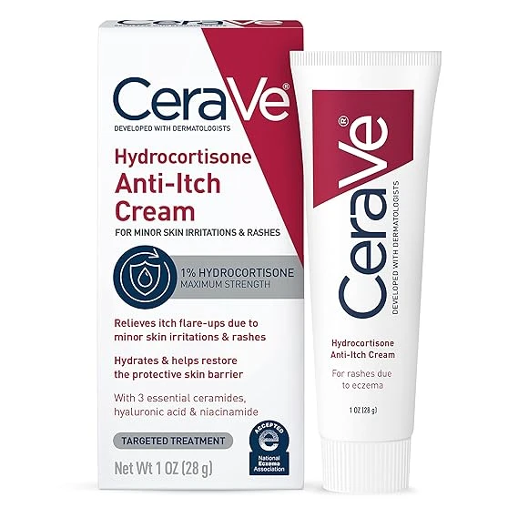 CeraVe 1% Hydrocortisone Anti-Itch Cream 適樂膚 止癢霜