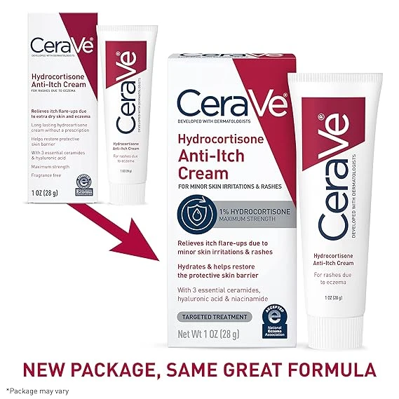 CeraVe 1% Hydrocortisone Anti-Itch Cream 適樂膚 止癢霜