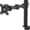 Amazon Basics Single Computer Monitor Stand with Tilt and Rotation, Black 螢幕支架