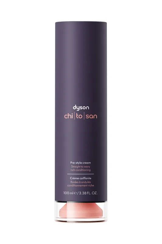 Dyson Chitosan Pre-style cream Straight to wavy rich conditioning