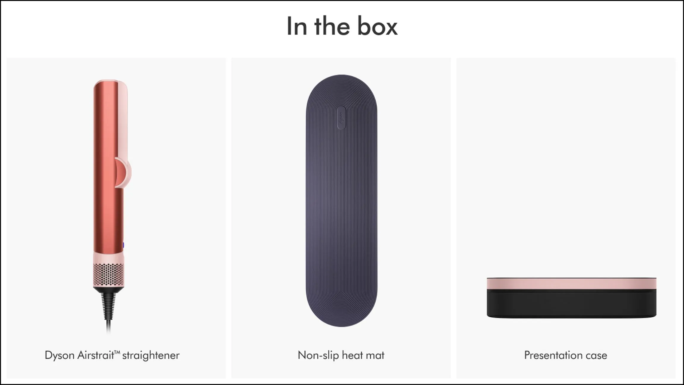 Dyson Airstrait straightener (Strawberry Bronze/Blush Pink)