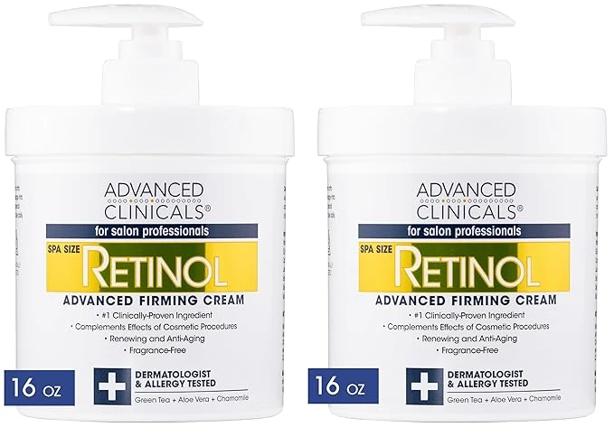 Advanced Clinicals Retinol Cream Face Moisturizer