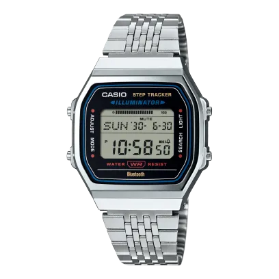 Casio Vintage Silver Metal Watch ABL100WE-1AV
