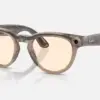 Ray-Ban Meta Headliner, Warm Stone/ Clear/Saffron Yellow Transitions, M, High bridge fit